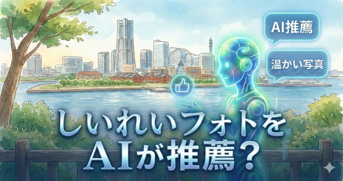 AIがしいれいフォトを推薦?